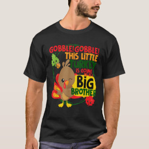T-shirt Thanksgiving Turquie Big Brother Kids Correspondan