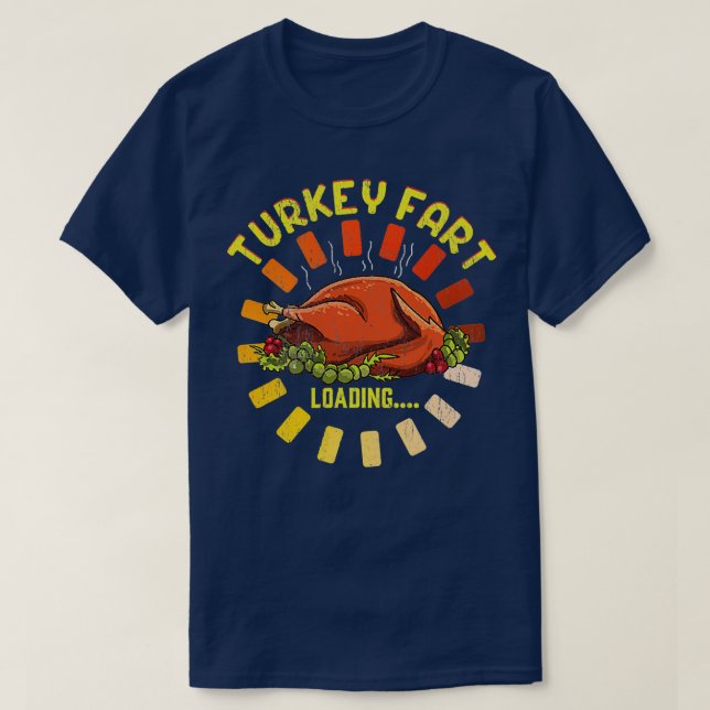 T-shirt Thanksgiving Turquie Fart Thanksgiving (Design devant)