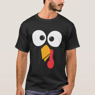 T-shirt Thanksgiving Turquie visage jumelé costume de fami