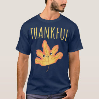 T-shirt ThanksgivingAutumn Leaf La famille de la chute Mer