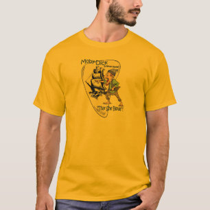 T-shirt ~ "Thar d'observateur de baleine de ~ de Moby-Dick