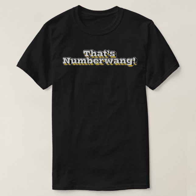 T-shirt Thats Numberwang (Design devant)
