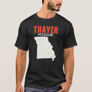 T-shirt Thayer Missouri USA State America Travel Missouria