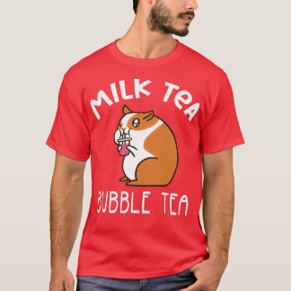 T-shirt Thé à bulle de thé au hamster mou