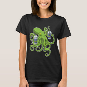 T-shirt Thé à bulle d'octopus