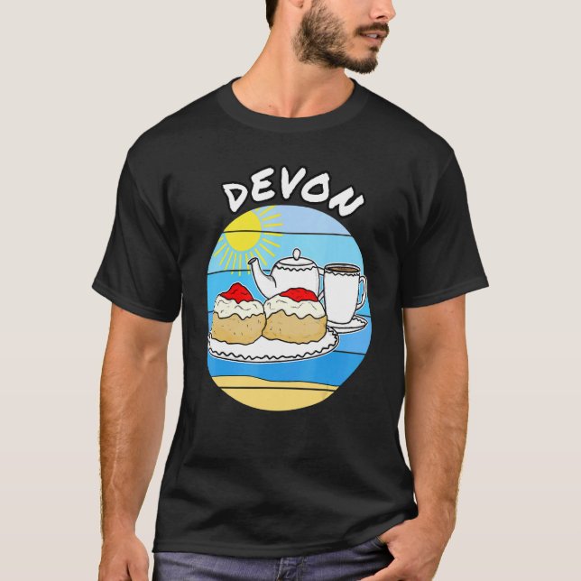 T-shirt Thé à la crème Devon (Devant)
