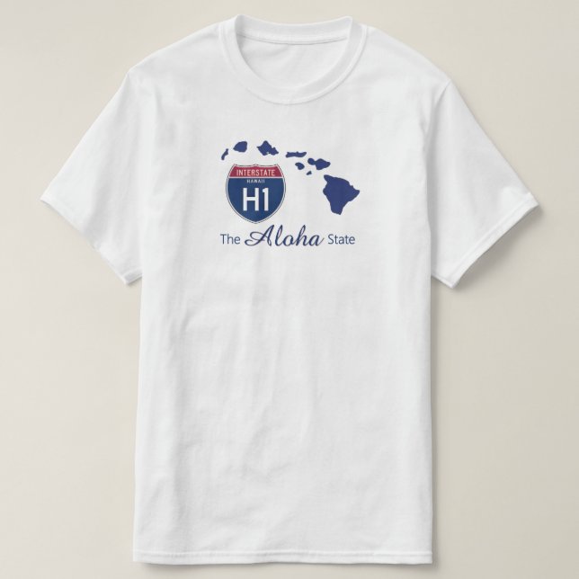 T-shirt - The Aloha State (Design Front)