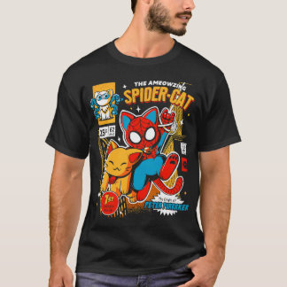 T-shirt the ameozing spider cat spider cat hoodies spider 