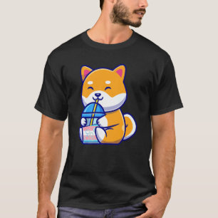 T-shirt Thé aux bulles de Corgi transgenre Corgi transgenr