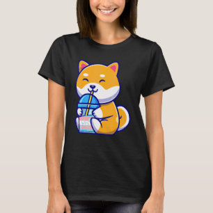 T-shirt Thé aux bulles de Corgi transgenre Corgi transgenr