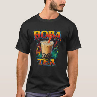 T-shirt Thé aux perles Alimentation préférée Drôle Bizarre