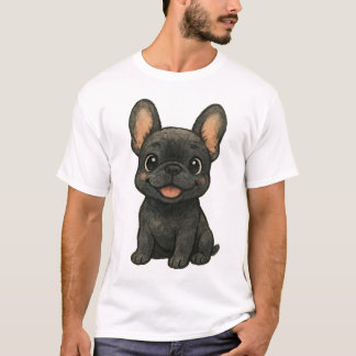 T-shirt The Bat-Eared Philosopher: Classic French Bulldog