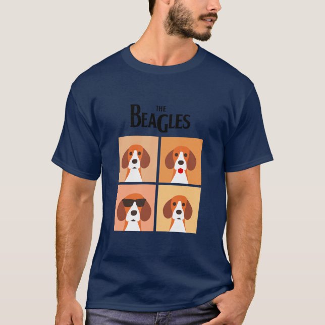 T-shirt the beagles girl (Devant)