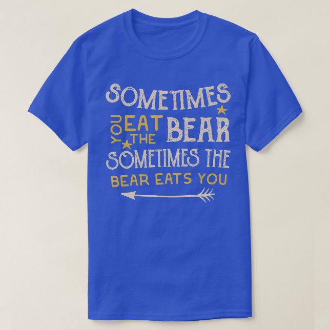 T-shirt The Bear Sometimes The Bear Eats (Design devant)
