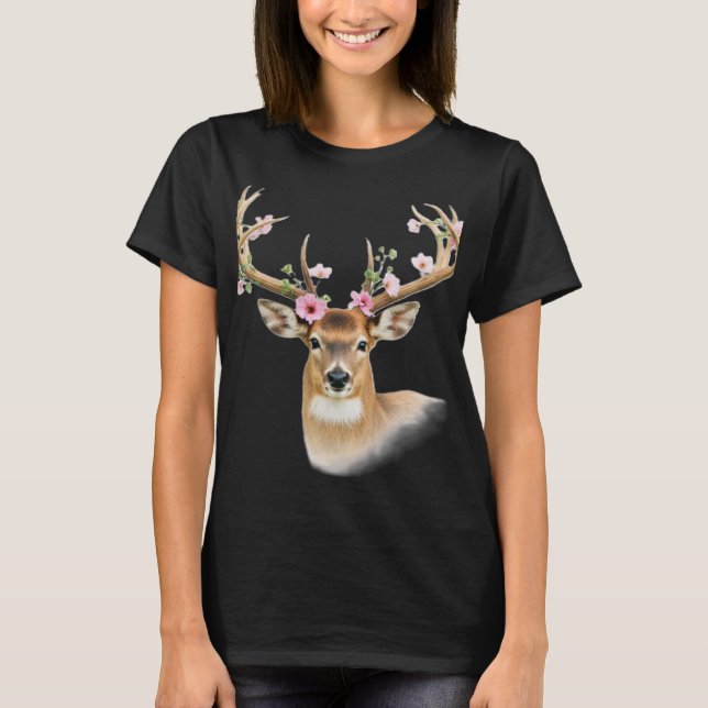 T-shirt the beautiful deer (Devant)