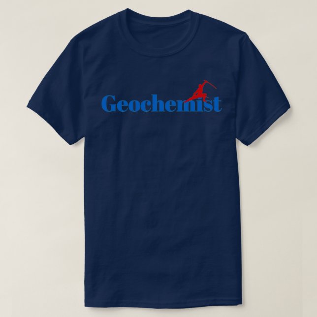 T-shirt The best Geochemist Ninja (Design devant)