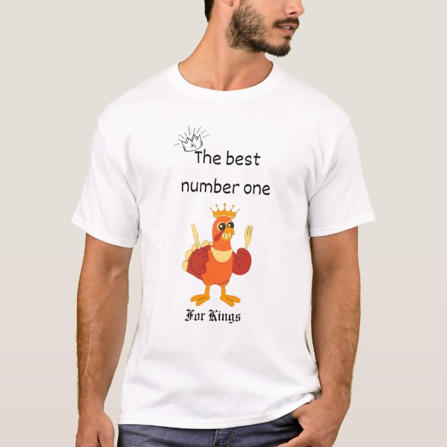T-shirt The best number one (Devant)
