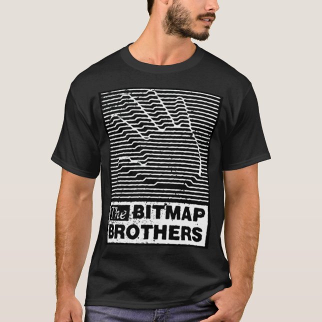 T-shirt The Bitmap Brothers 90s Videogame Logo (Devant)