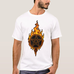 T-shirt The Blazing Pentagram