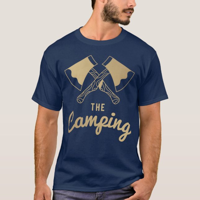 T-shirt The Camping funny (Devant)