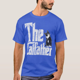 T-shirt The Catfather Cat Father Mafia Funny Parody Father