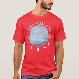 T-shirt The city must survive original frostpunk inspired 