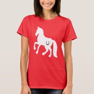 T-SHIRT THÉ CORSE, GIRLS, HORSESHOE