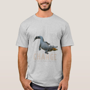 T-shirt the crocodile a super predator full of secrets.