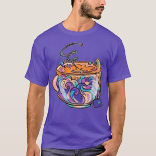T-shirt Thé cupe coloré