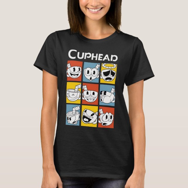 T-shirt The Cuphead Show  (Devant)