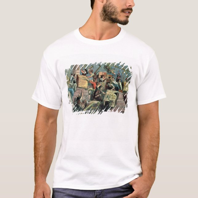 T-shirt Thé de Boston, le 16 décembre 1773 (Devant)