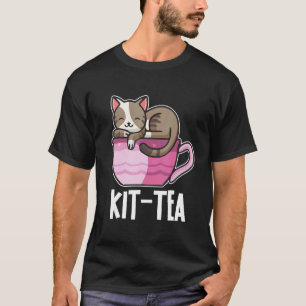 T-shirt Thé de Kit drôle ou chat Kitty Ever Coloré chat et