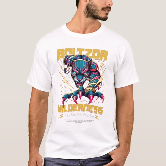 T-shirt The Electric Panther (Devant)