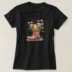 T-shirt Thé en fleur de grenouille
