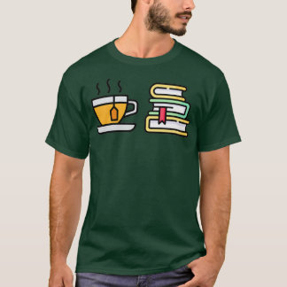 T-shirt Thé et livres
