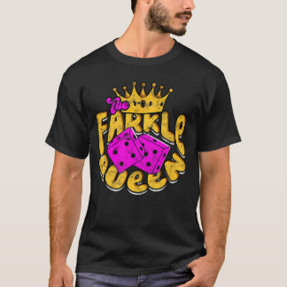 T-shirt The Farkle Queen Gaming family