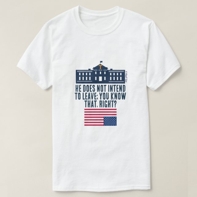 T-shirt The Forever President? - A MisterP Shirt (Design devant)