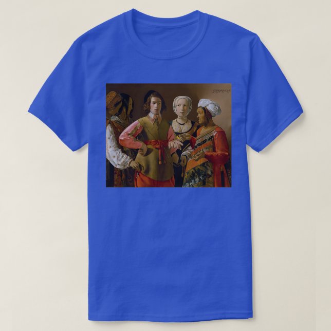 T-shirt The Fortune Teller Georges de La Tour (Design devant)