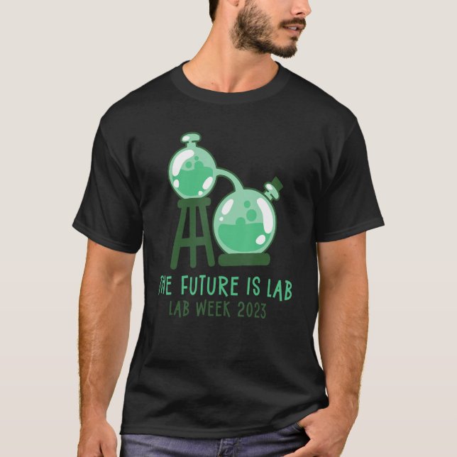 T-shirt The Future Is Lab Medical Laboratory Professionals (Devant)