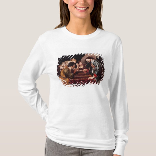 T-shirt The Game de backgammon (Devant)