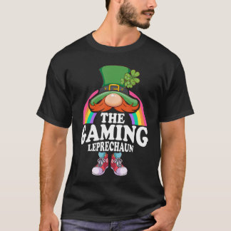 T-shirt The Gaming Leprechaun St Patricks Day Costume fami