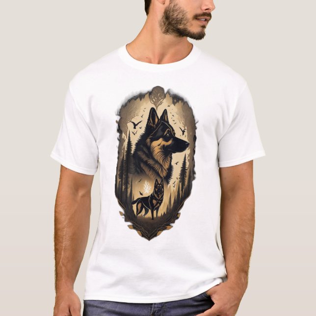 T-shirt The German Shepherd 005  (Devant)