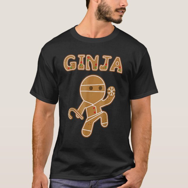 T-shirt The Ginja  Gingerbread Man Ginger  Bake Off (Devant)