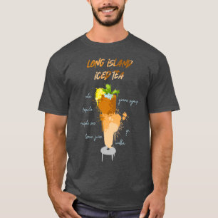 T-shirt Thé glacé Long Island Cocktail Cadeau 1