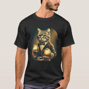 T-shirt The Great Catsby - chat avec gants de boxe