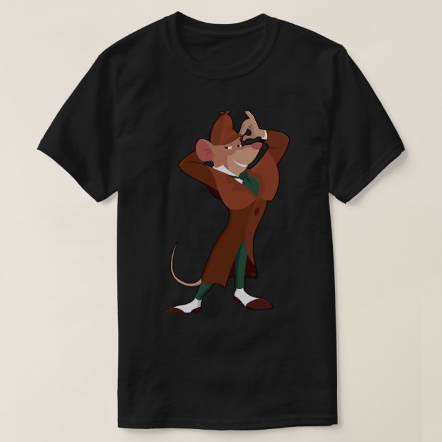 T-shirt The Great Mouse Detective Basil  .png (Design devant)