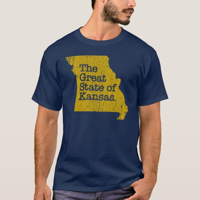 T-shirt The Great State of Kansas (Devant)