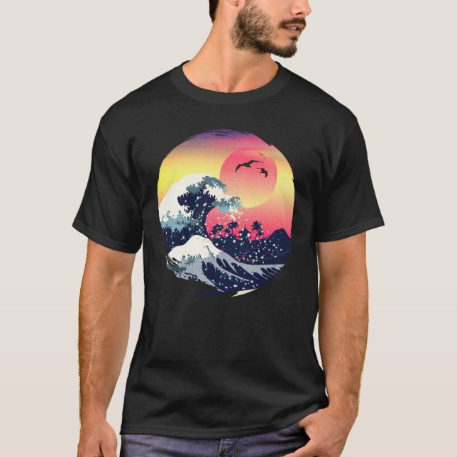 T-shirt The Great waves (Devant)