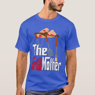 T-shirt THE GRILLMOTHER Funny grill BBQ women mom mother g