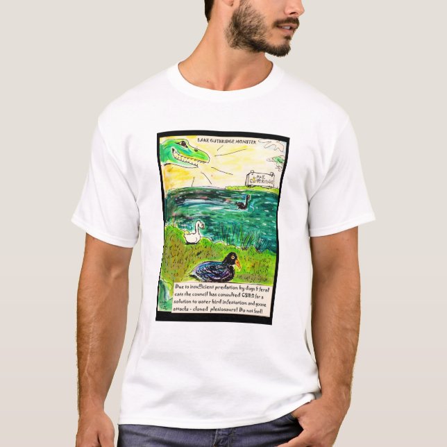 T-shirt The Guthridge Lake Monster (Devant)